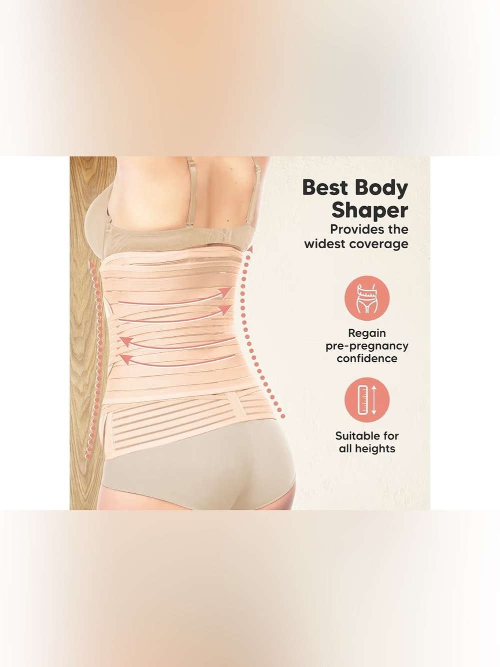NIB KeaBabies Revive 3-in-1 Postpartum Support Recovery Belt M/L BLACK NEW - Picture 12 of 15